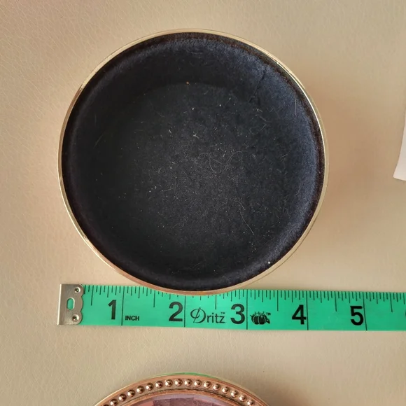 Pink Rhinestone Lidded Silver Safekeeper Jewelry Box Pretty ~ GUC Lori Greiner - Picture 14 of 16